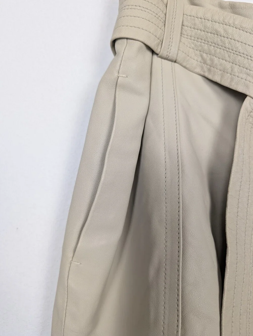 Vince leather shorts